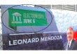 ¿Apto para el puesto? Candidato de Commerce, Leonard Mendoza, Imprime materiales con el dia de elección  incorrecto