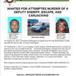 Suspects Darnell Washington, Tania Washington wanted in Sunday’s attempted murder shooting of LASD Deputy in South El Monte