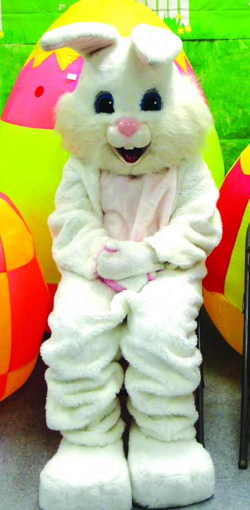 Peter Cottontail was seen in Downey this past week in preparation for his big day this Sunday.  Tammye Mc Duff photo