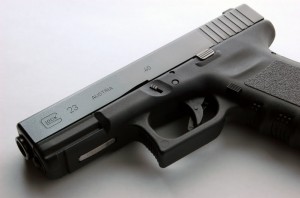 Glock pistol carried by Compton Code officers.