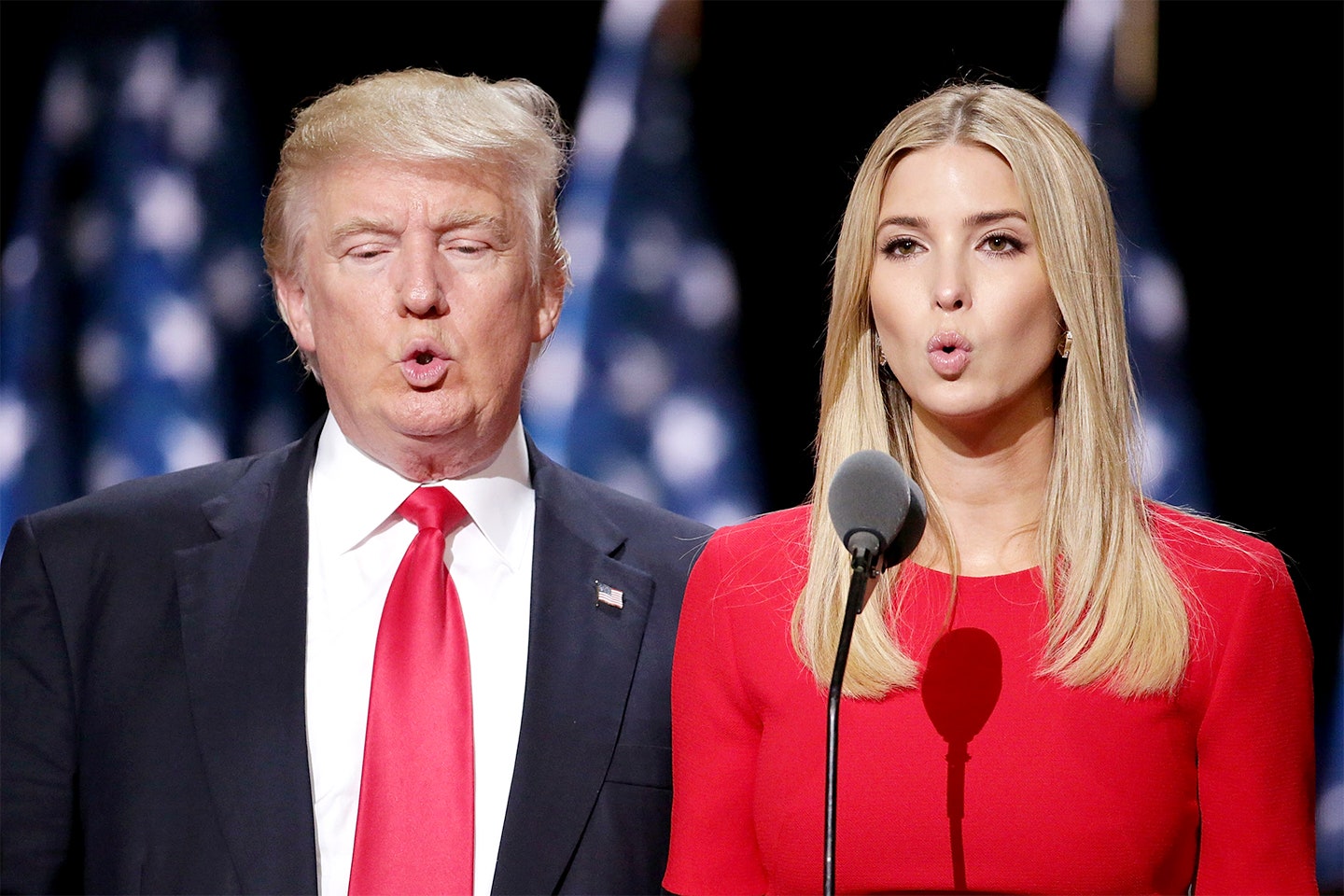 donald and ivanka twining