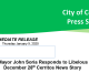 Commerce Mayor Sends Out City-Paid Press Release Defaming Hews Media Group