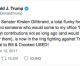 Trump Harasses Kirsten Gillibrand in Latest Tweet Trump Harasses Kirsten Gillibrand in Latest Tweet