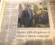 Los Angeles Times Believes Duncan Hunter Seducing Woman is Better Front Page Material Than Robert Mueller Testifying