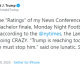 POTUS PSYCHOPATH? Trump Tweets He is ‘Thrilled’ With Virus News Conference Ratings