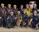 Firefighters Save Blind Dog Who Fell in Hole at Construction Site Firefighters Save Blind Dog Who Fell in Hole at Construction Site