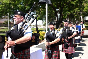 The sound of bag pipes filled the air at the Cerritos Memorial Day Ceremony this past week. Daniel E. Beckham Photo