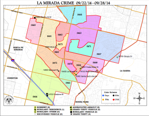 La Mirada Crime Map