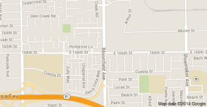 Location of fatal accident was at 166th and Bloomfield in Cerritos.