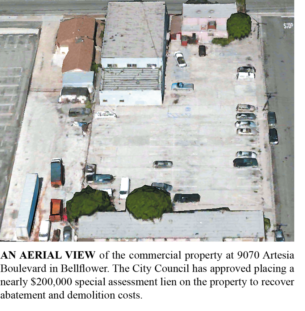Bellflower Moves to Place Nearly $200,000 Lien on Blighted Artesia Boulevard Property 